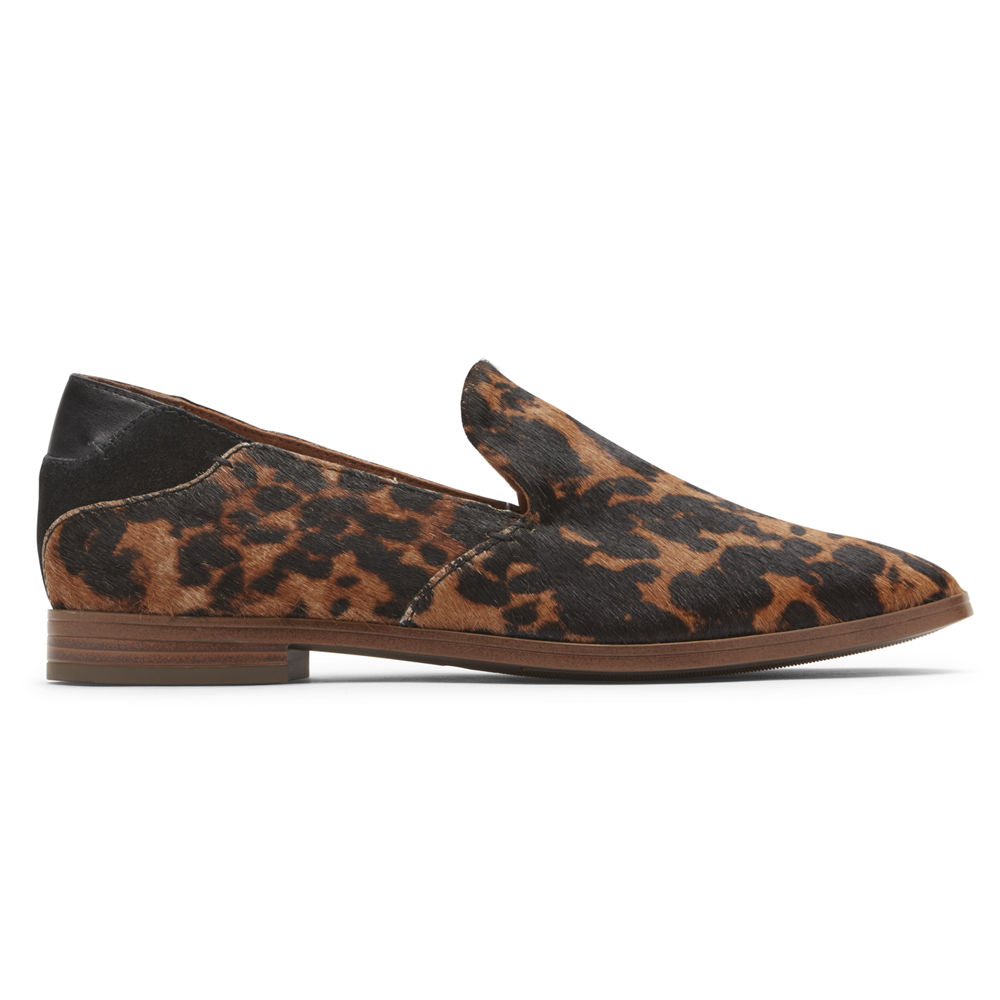 Mocassins Rockport Mulher Leopardo - Perpetua - 02315JBWD